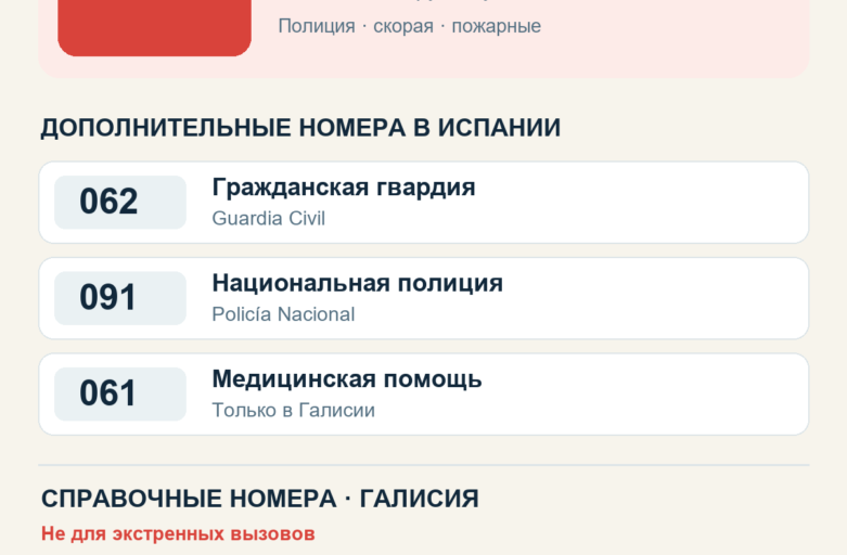 Экстренная помощь на Пути Сантьяго